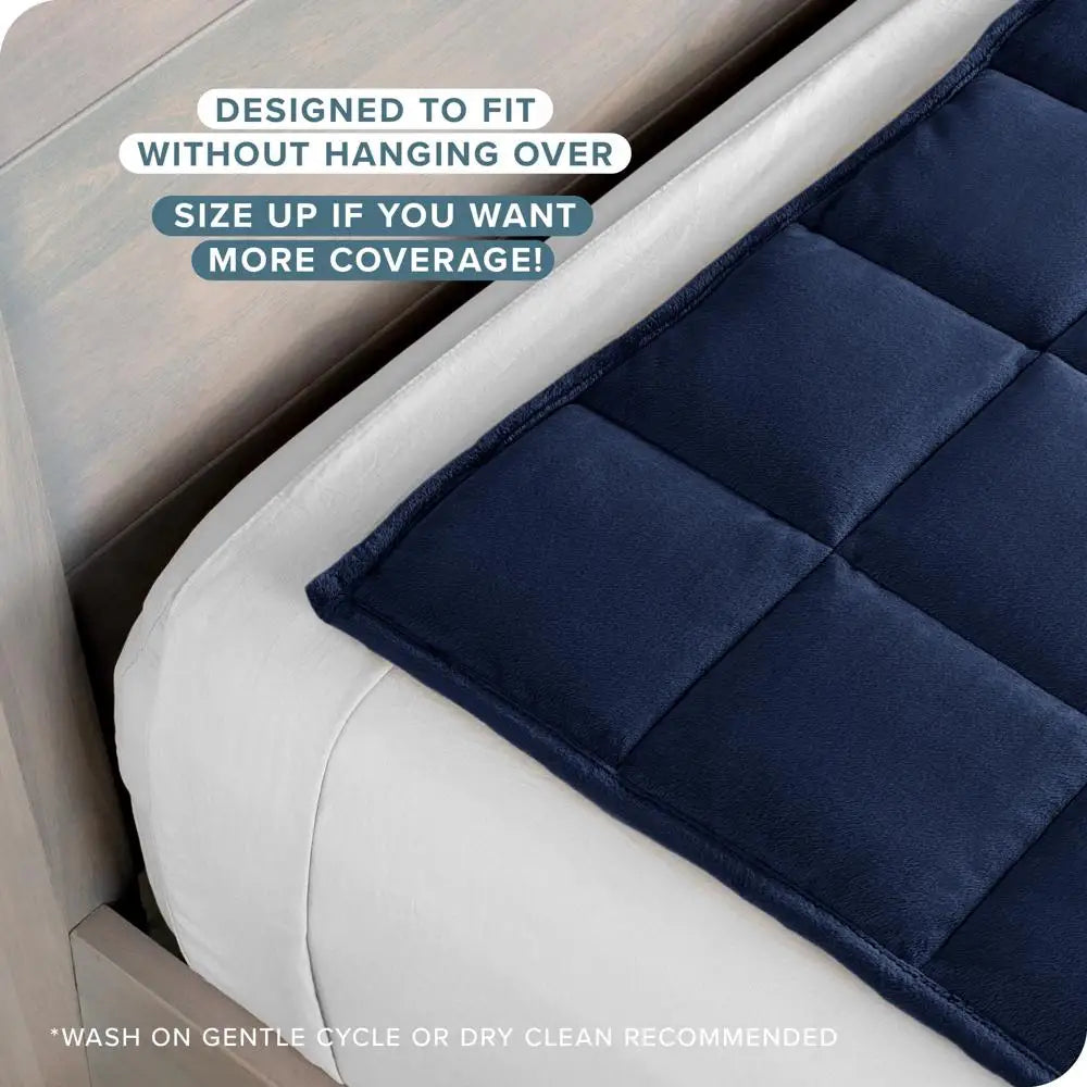 MinkyCloud 17lb Fleece Weighted Blanket