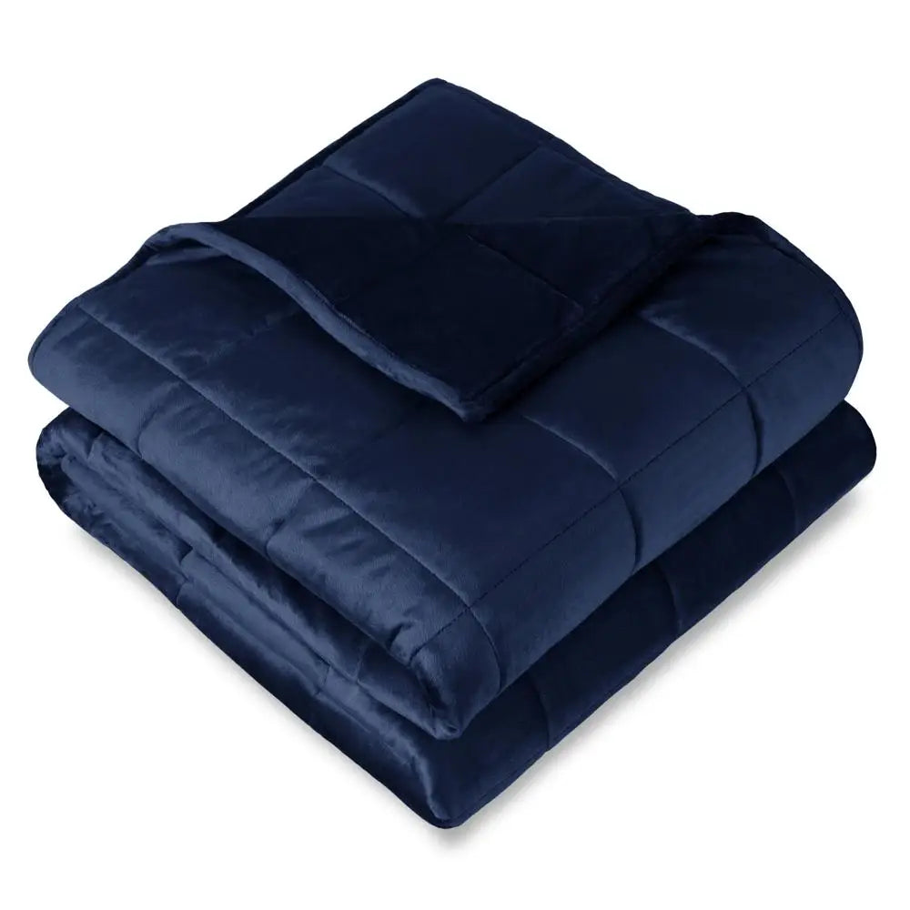 MinkyCloud 17lb Fleece Weighted Blanket